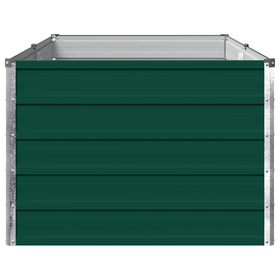 Verhoogd Tuinbed Groen 160 x 80 x 55 cm koudgewalst stalen