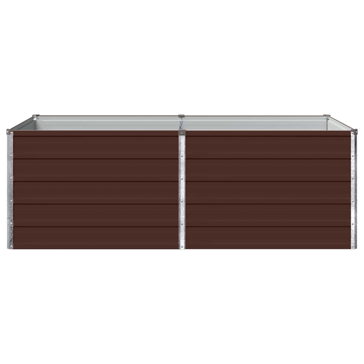 Verhoogd Tuinbed Bruin 160 x 80 x 55 cm koudgewalst staal