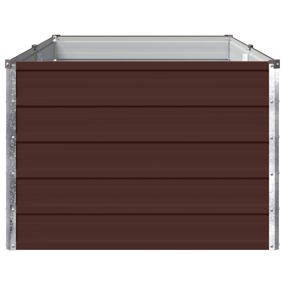 Verhoogd Tuinbed Bruin 160 x 80 x 55 cm koudgewalst staal