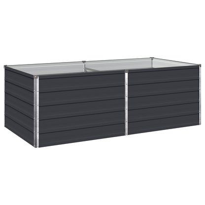 Verhoogd Tuinbed Antracietkleurig 160 x 80 x 55 cm