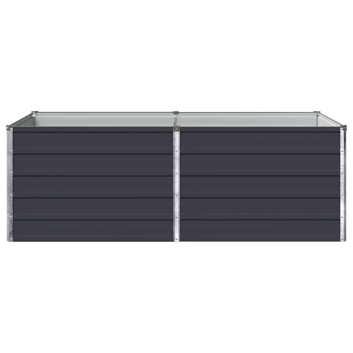 Verhoogd Tuinbed Antracietkleurig 160 x 80 x 55 cm