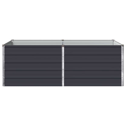 Verhoogd Tuinbed Antracietkleurig 160 x 80 x 55 cm