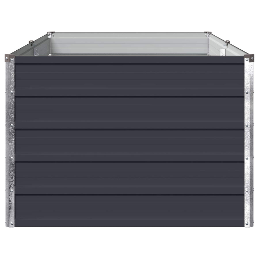 Verhoogd Tuinbed Antracietkleurig 160 x 80 x 55 cm
