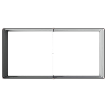 Verhoogd Tuinbed Antracietkleurig 160 x 80 x 55 cm