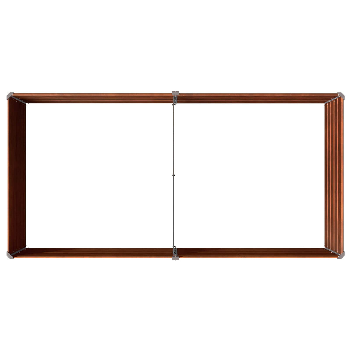 Verhoogd Tuinbed Roestig 160 x 80 x 55 cm corton