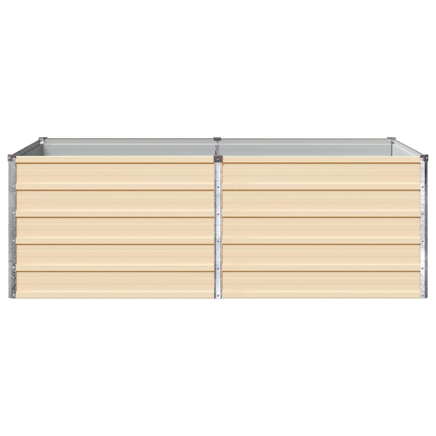 Verhoogd Tuinbed Ivoor 160 x 80 x 55 cm koudgewalst staal