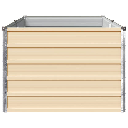 Verhoogd Tuinbed Ivoor 160 x 80 x 55 cm koudgewalst staal