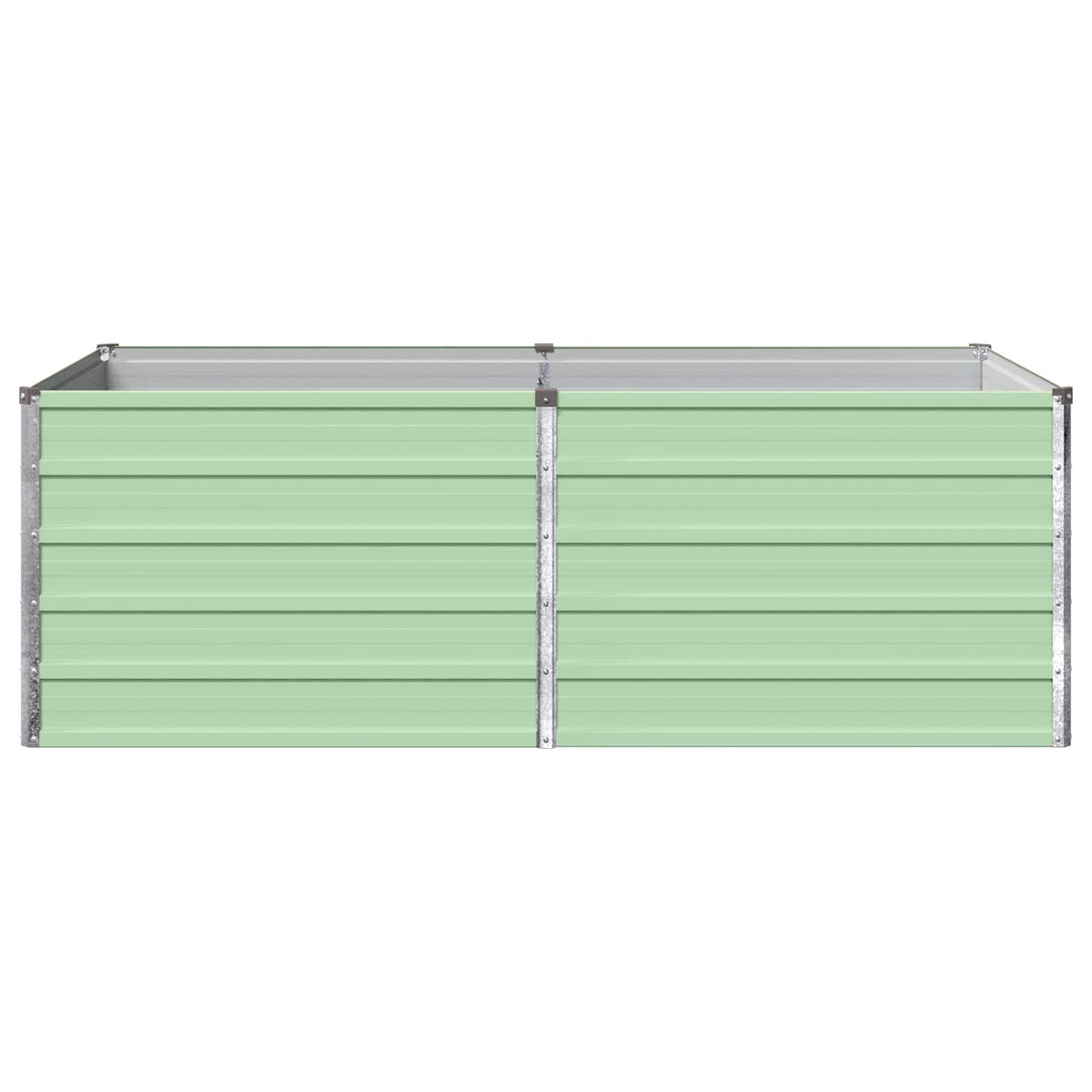 Verhoogd Tuinbed Pastelgroen 160 x 80 x 55 cm koudgewalst staal