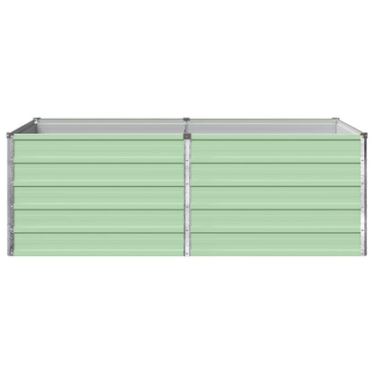 Verhoogd Tuinbed Pastelgroen 160 x 80 x 55 cm koudgewalst staal