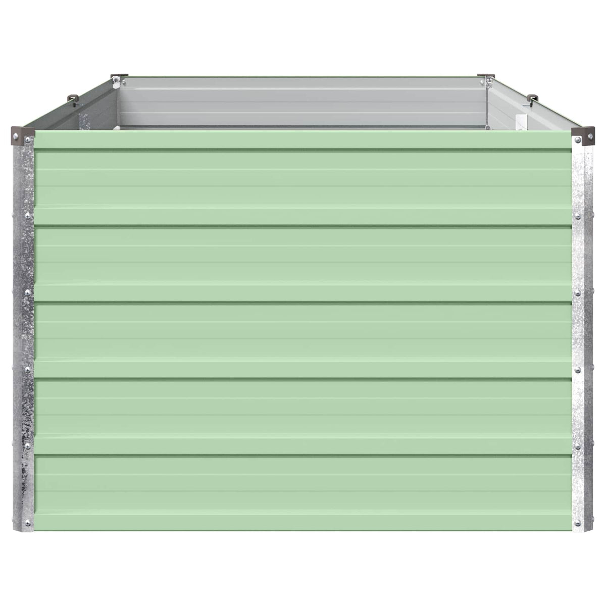 Verhoogd Tuinbed Pastelgroen 160 x 80 x 55 cm koudgewalst staal