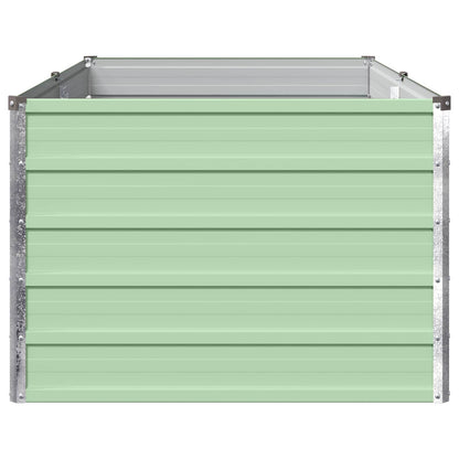 Verhoogd Tuinbed Pastelgroen 160 x 80 x 55 cm koudgewalst staal
