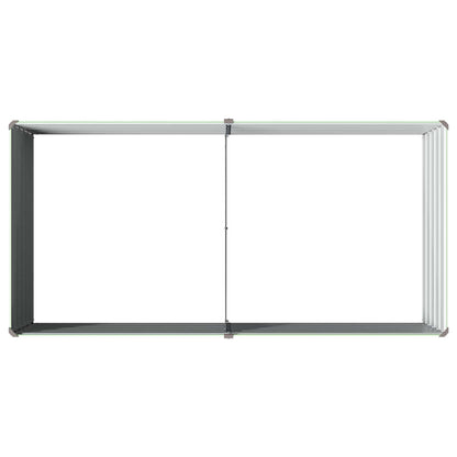 Verhoogd Tuinbed Pastelgroen 160 x 80 x 55 cm koudgewalst staal