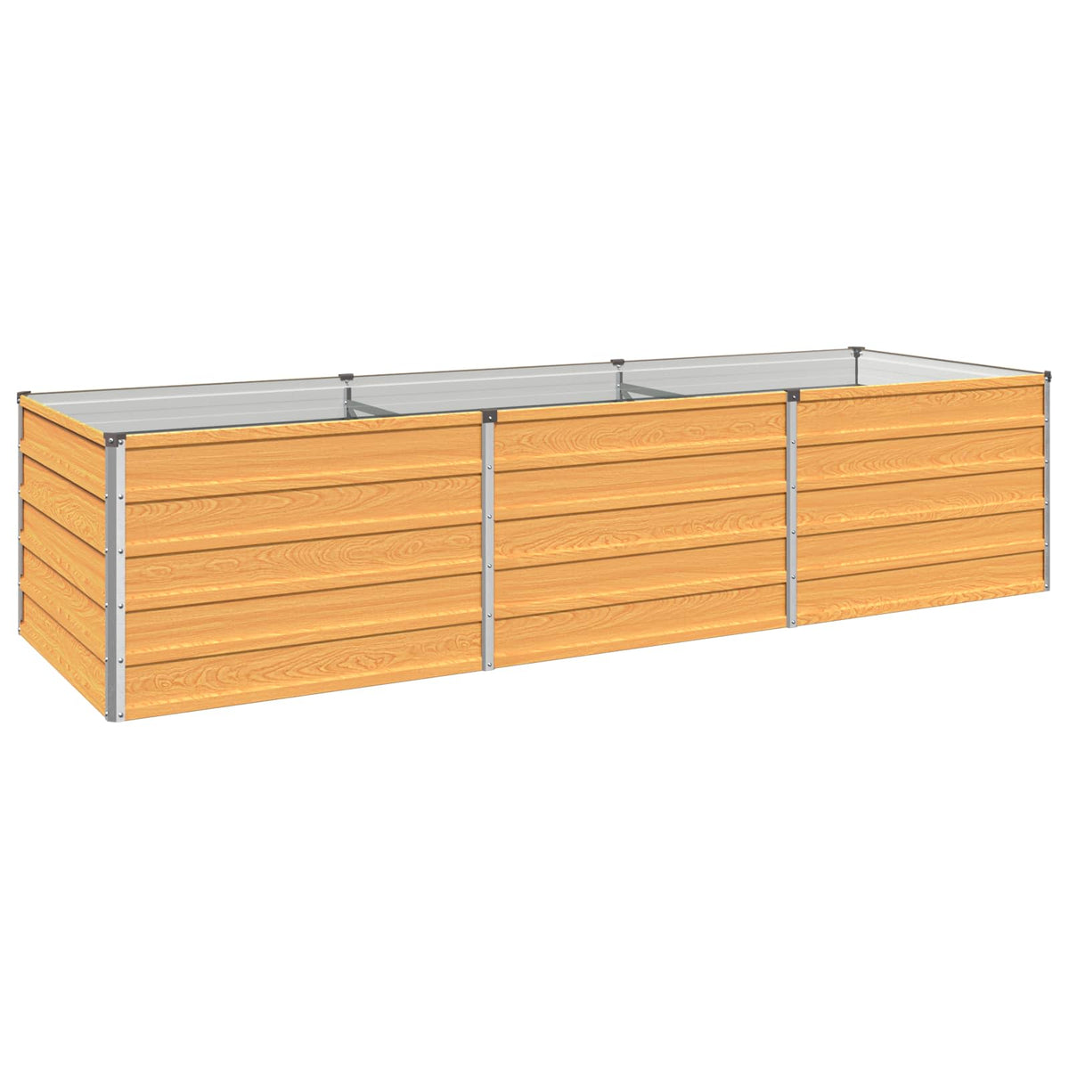 Verhoogd Tuinbed Naturel 240 x 80 x 55 cm koudgewalst staal