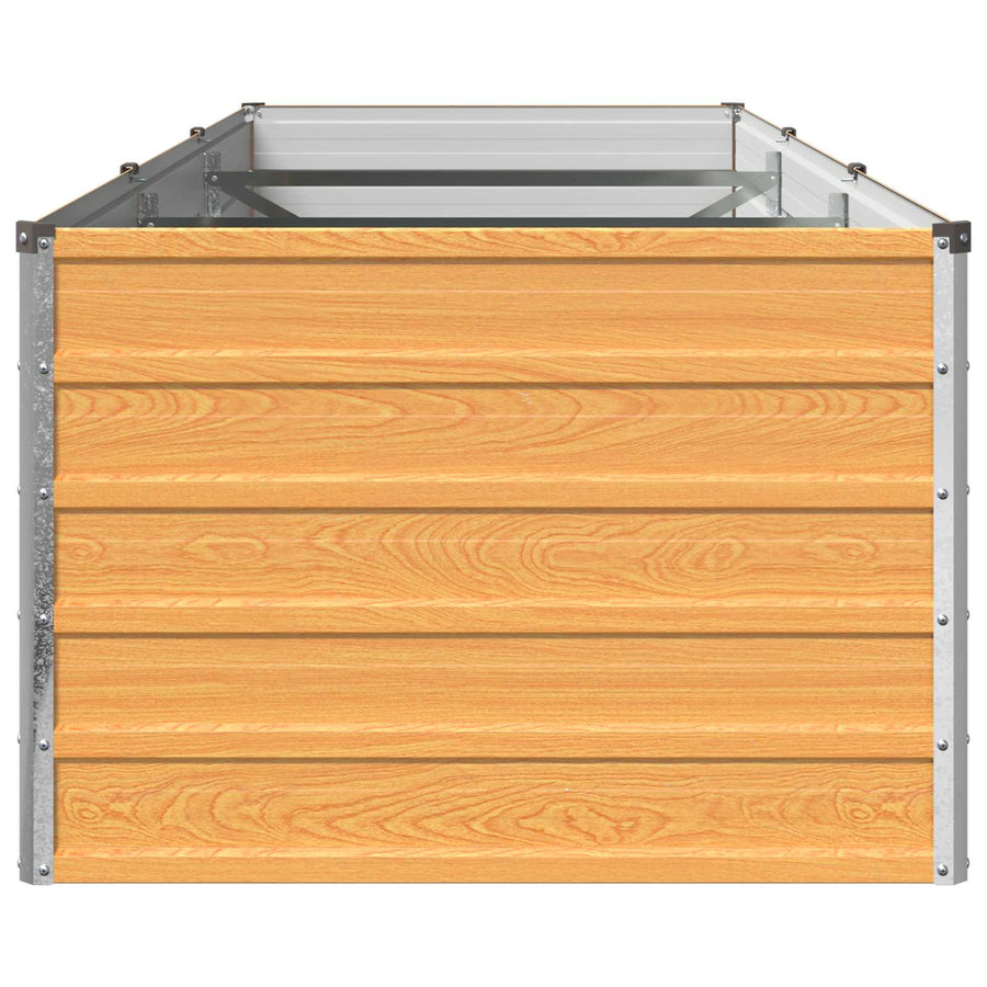 Verhoogd Tuinbed Naturel 240 x 80 x 55 cm koudgewalst staal