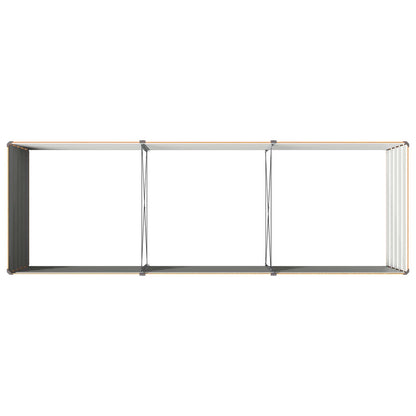 Verhoogd Tuinbed Naturel 240 x 80 x 55 cm koudgewalst staal