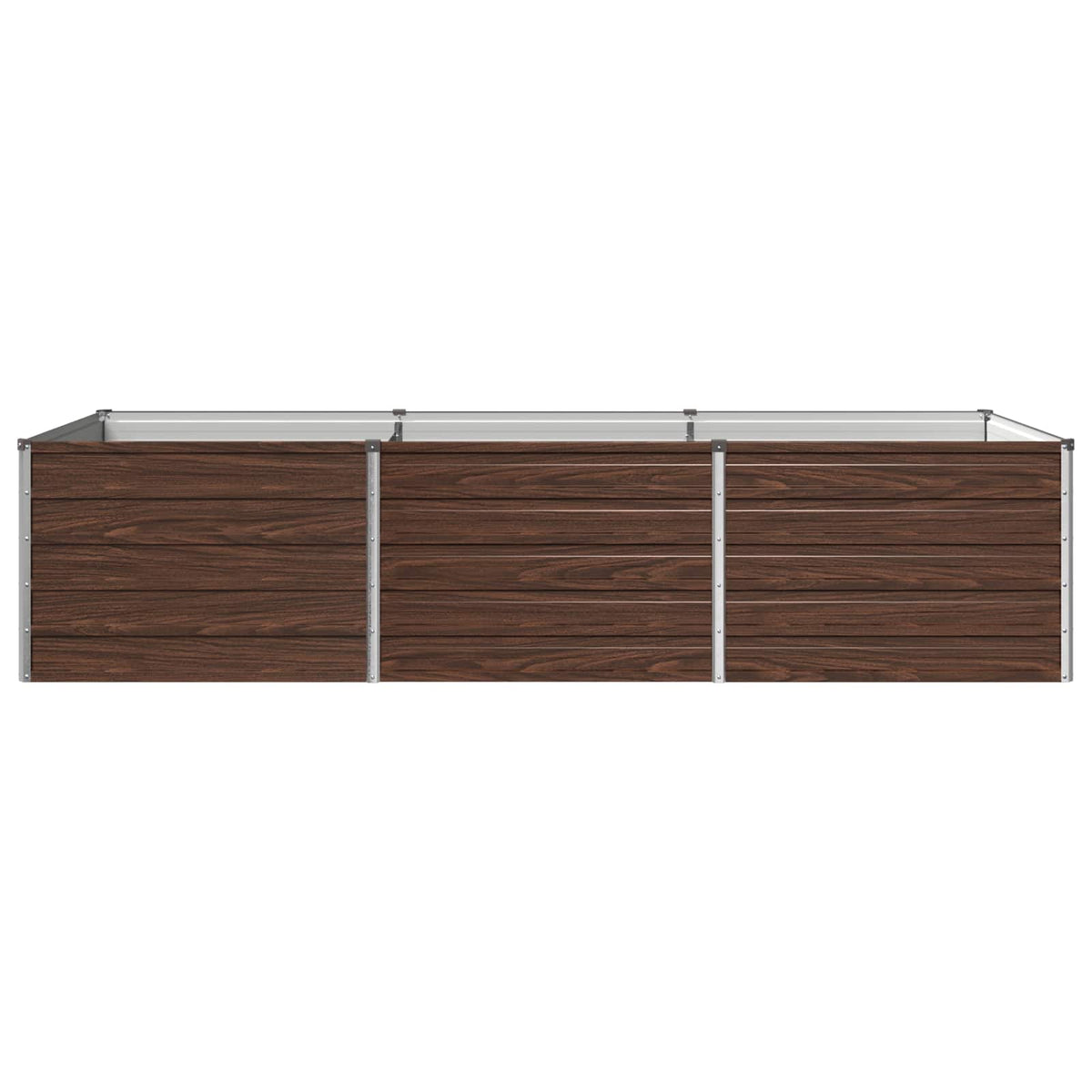Verhoogd Tuinbed Zwart 240 x 80 x 55 cm koudgewalst staal