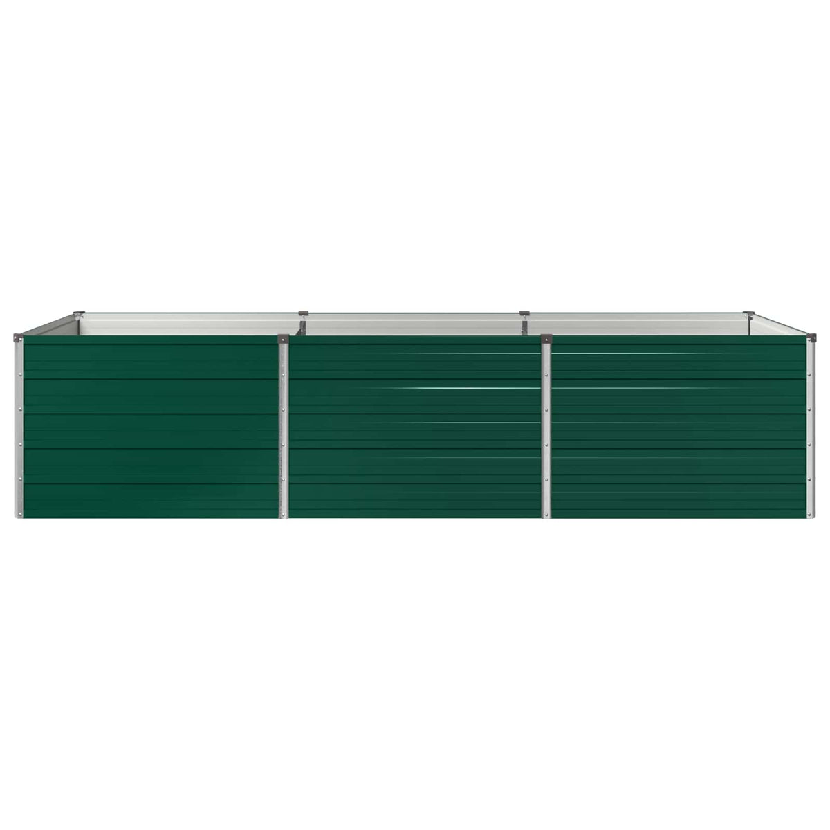 Verhoogd Tuinbed Groen 240 x 80 x 55 cm koudgewalst stalen