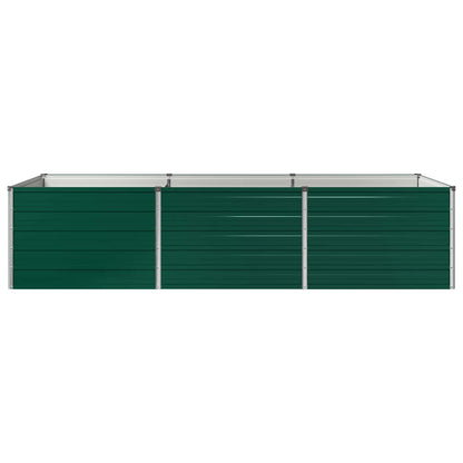 Verhoogd Tuinbed Groen 240 x 80 x 55 cm koudgewalst stalen