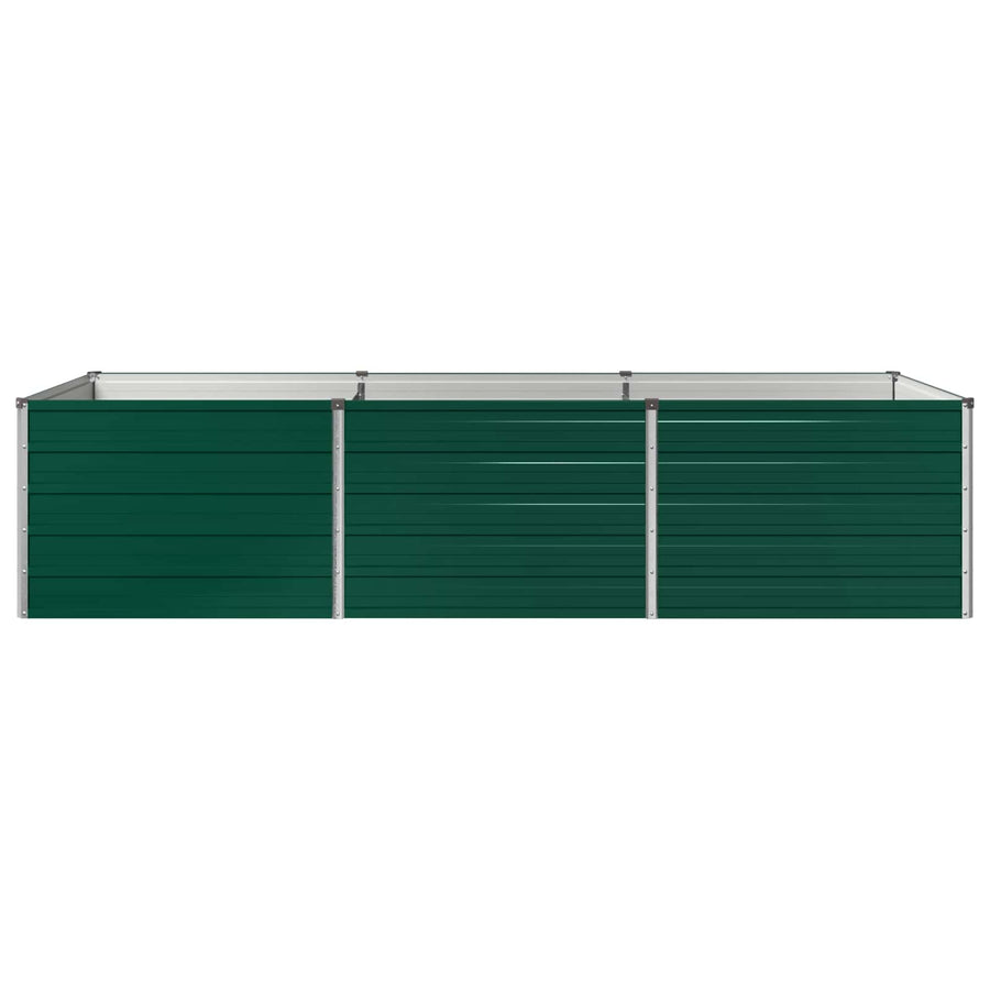 Verhoogd Tuinbed Groen 240 x 80 x 55 cm koudgewalst stalen