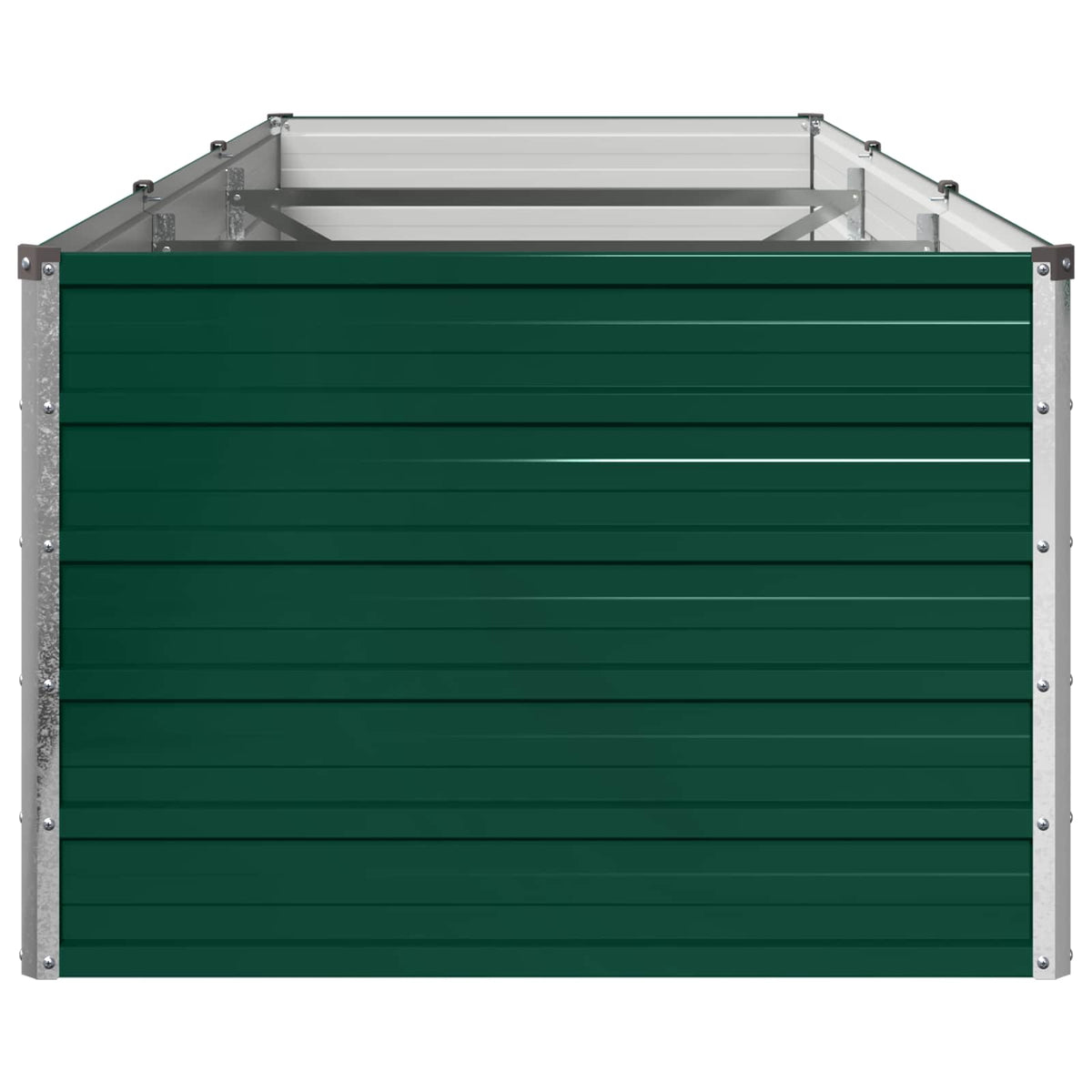 Verhoogd Tuinbed Groen 240 x 80 x 55 cm koudgewalst stalen