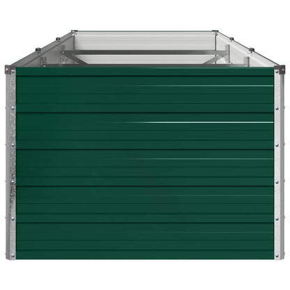 Verhoogd Tuinbed Groen 240 x 80 x 55 cm koudgewalst stalen
