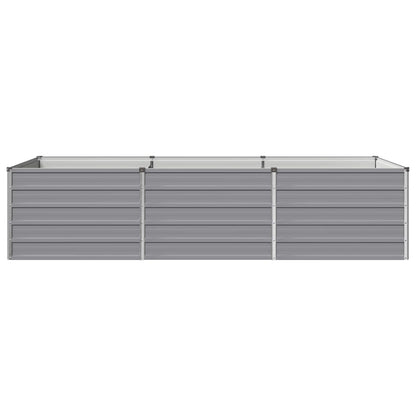 Verhoogd Tuinbed Grijs 240 x 80 x 55 cm koudgewalst staal