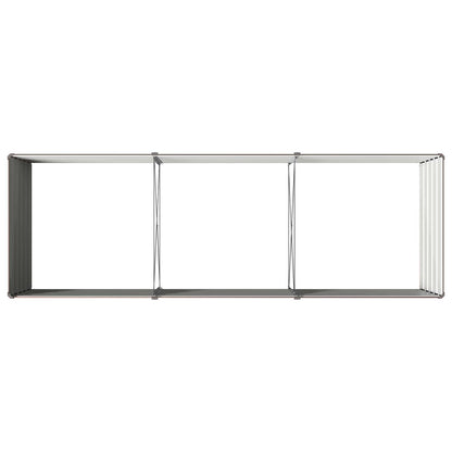 Verhoogd Tuinbed Bruin 240 x 80 x 55 cm koudgewalst staal