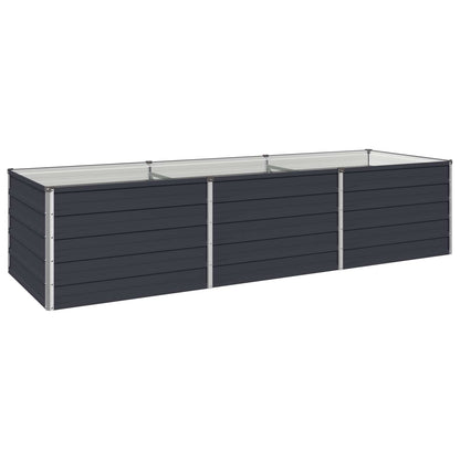 Verhoogd Tuinbed Antracietkleurig 240 x 80 x 55 cm