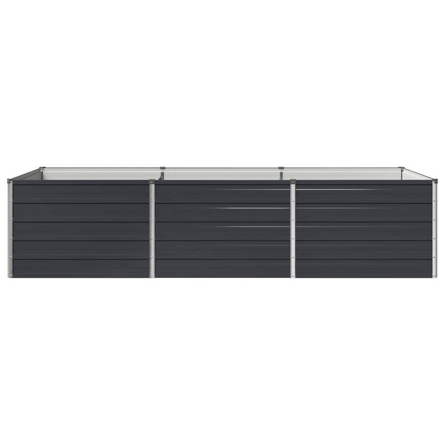 Verhoogd Tuinbed Antracietkleurig 240 x 80 x 55 cm