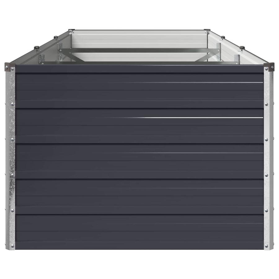 Verhoogd Tuinbed Antracietkleurig 240 x 80 x 55 cm