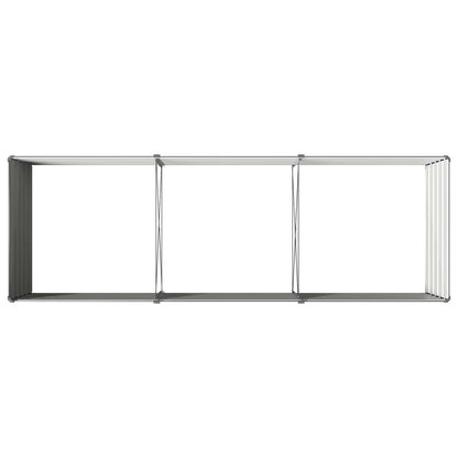 Verhoogd Tuinbed Antracietkleurig 240 x 80 x 55 cm