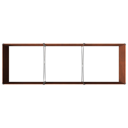 Verhoogd Tuinbed Roestig 240 x 80 x 55 cm corton