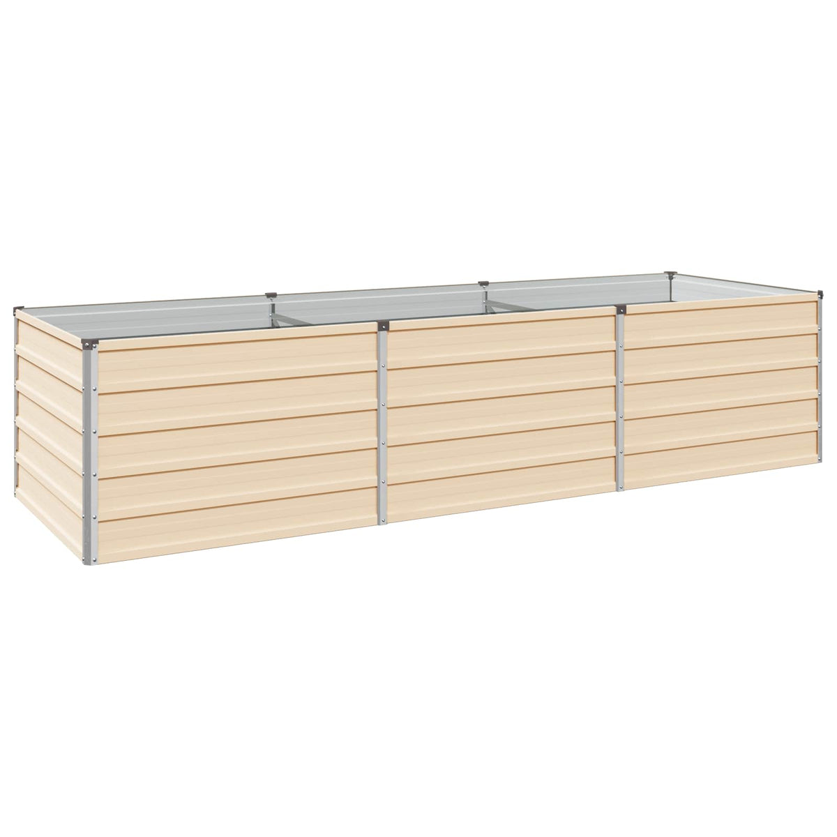Verhoogd Tuinbed Ivoor 240 x 80 x 55 cm koudgewalst staal
