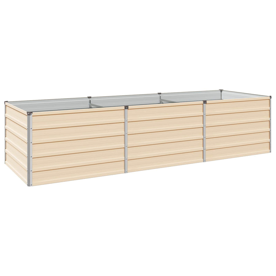 Verhoogd Tuinbed Ivoor 240 x 80 x 55 cm koudgewalst staal