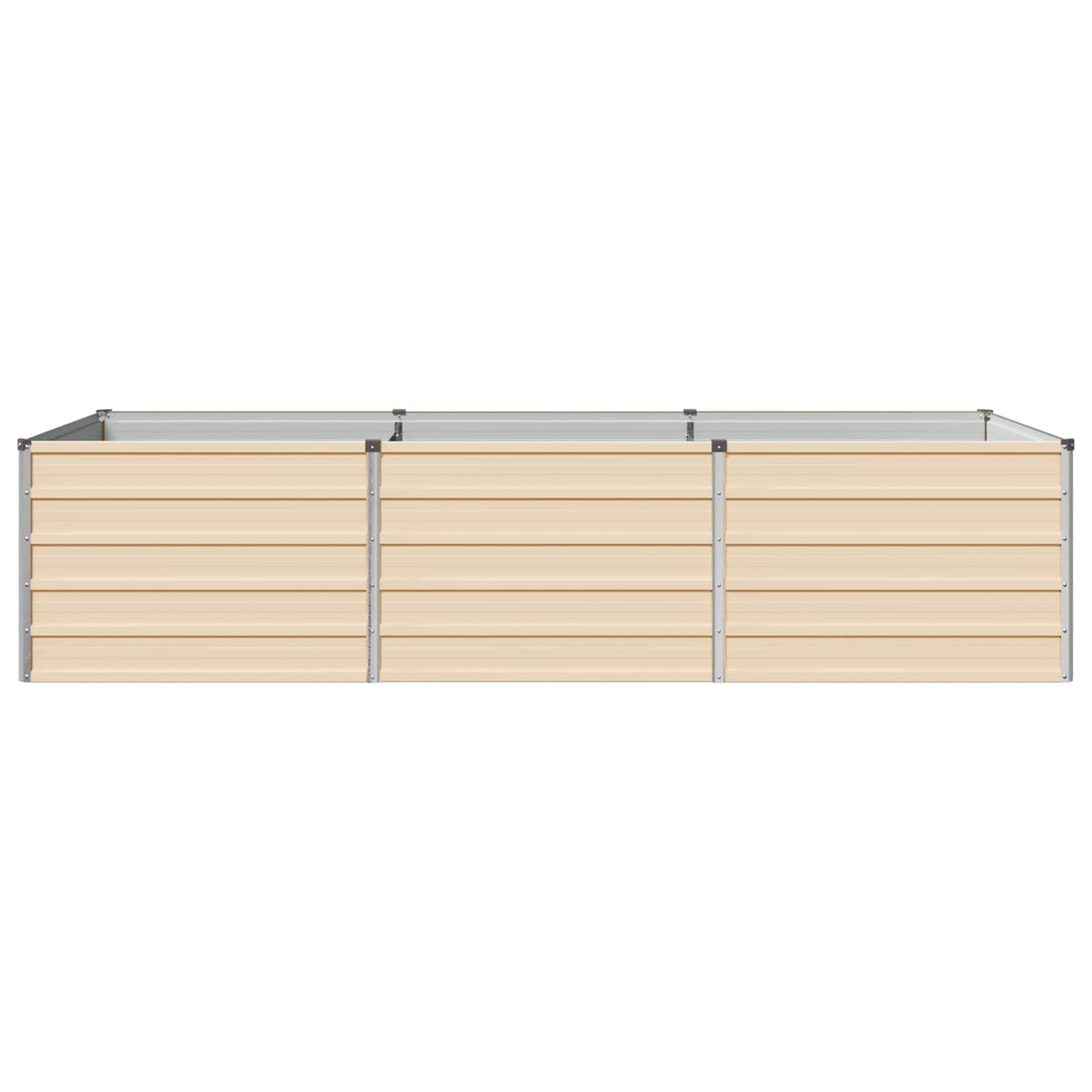 Verhoogd Tuinbed Ivoor 240 x 80 x 55 cm koudgewalst staal