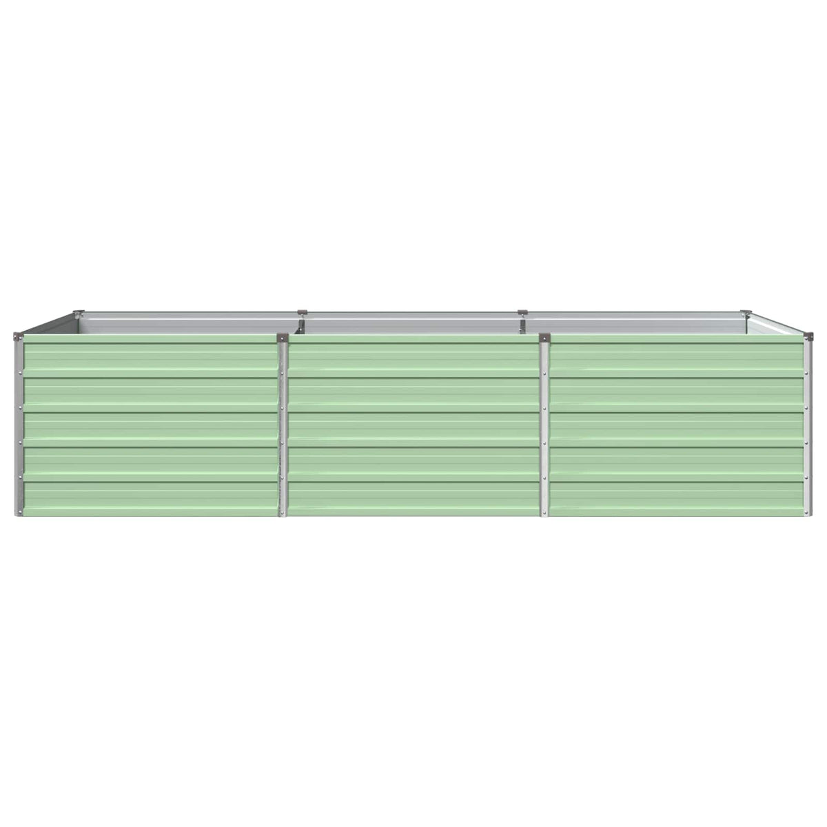 Verhoogd Tuinbed Pastelgroen 240 x 80 x 55 cm koudgewalst staal