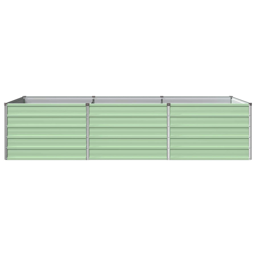 Verhoogd Tuinbed Pastelgroen 240 x 80 x 55 cm koudgewalst staal