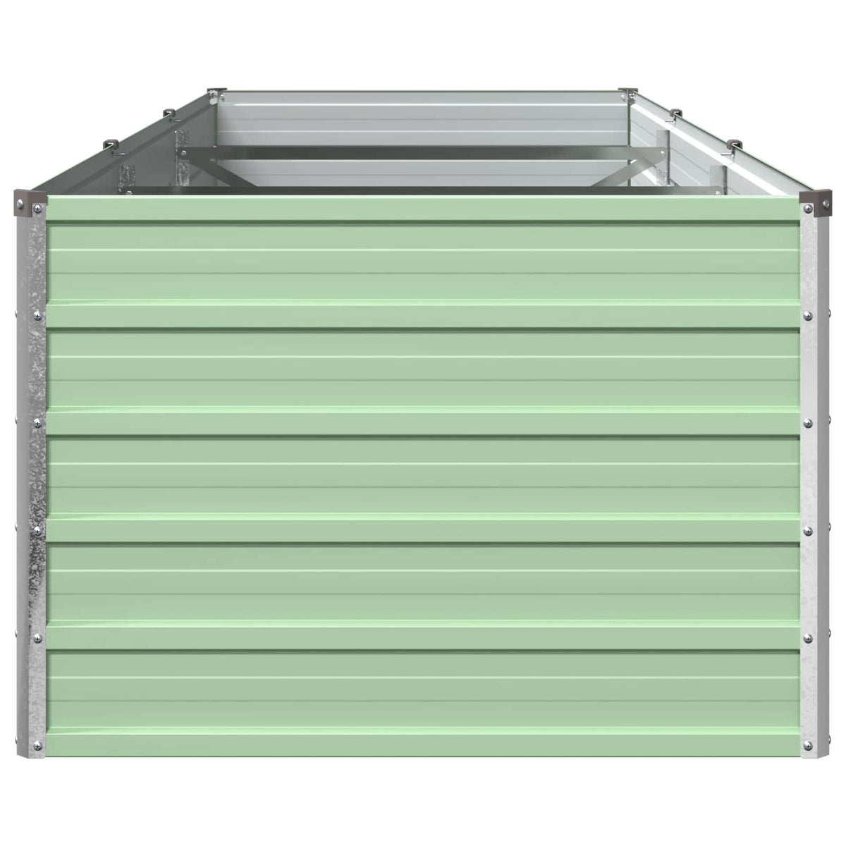Verhoogd Tuinbed Pastelgroen 240 x 80 x 55 cm koudgewalst staal