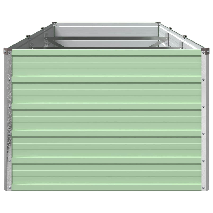 Verhoogd Tuinbed Pastelgroen 240 x 80 x 55 cm koudgewalst staal