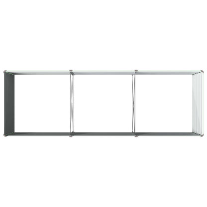 Verhoogd Tuinbed Pastelgroen 240 x 80 x 55 cm koudgewalst staal