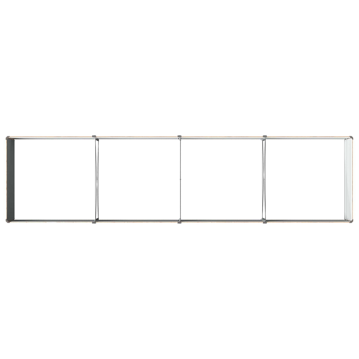 Verhoogd Tuinbed Houtbruin 320 x 80 x 55 cm koudgewalst staal