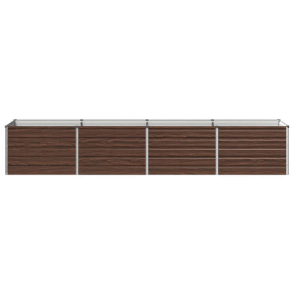Verhoogd Tuinbed Zwart 320 x 80 x 55 cm koudgewalst staal
