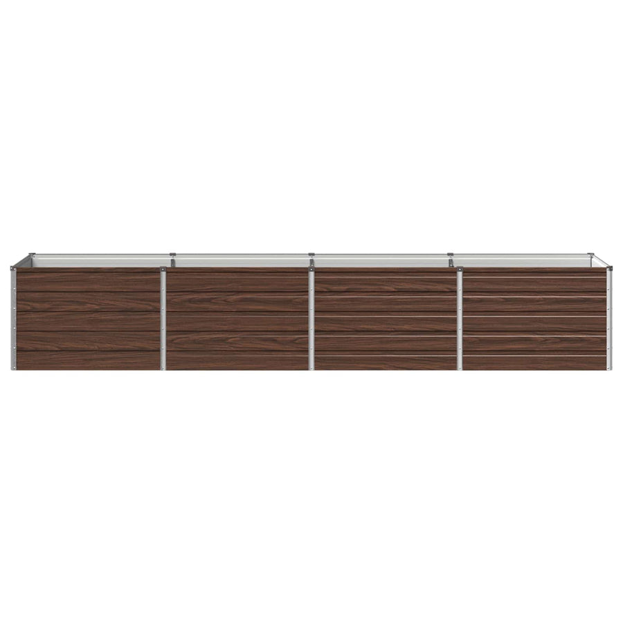 Verhoogd Tuinbed Zwart 320 x 80 x 55 cm koudgewalst staal