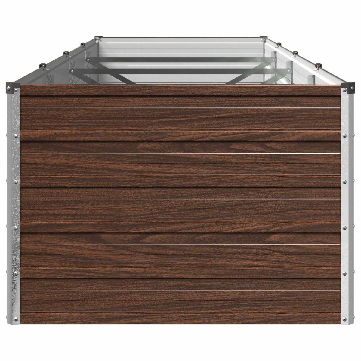 Verhoogd Tuinbed Zwart 320 x 80 x 55 cm koudgewalst staal
