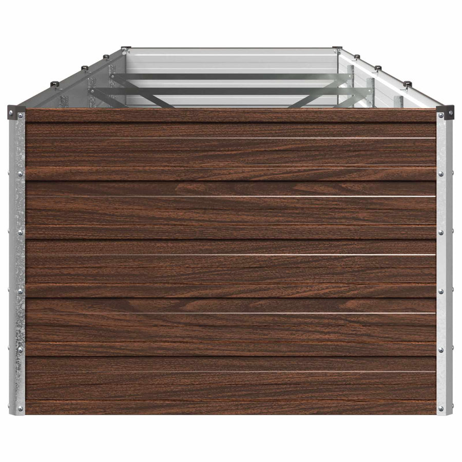 Verhoogd Tuinbed Zwart 320 x 80 x 55 cm koudgewalst staal