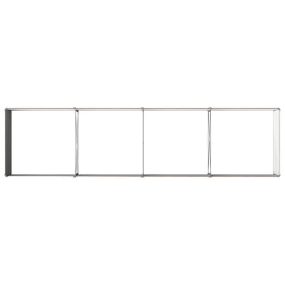 Verhoogd Tuinbed Zwart 320 x 80 x 55 cm koudgewalst staal