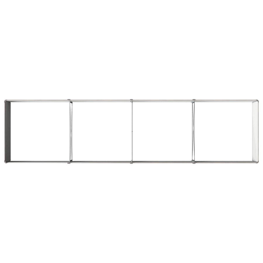 Verhoogd Tuinbed Zwart 320 x 80 x 55 cm koudgewalst staal