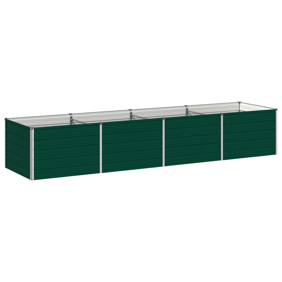 Verhoogd Tuinbed Groen 320 x 80 x 55 cm koudgewalst stalen