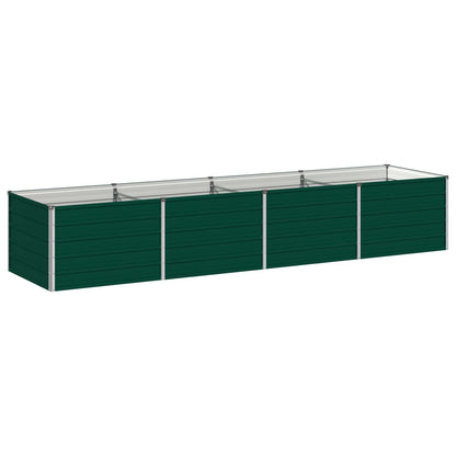 Verhoogd Tuinbed Groen 320 x 80 x 55 cm koudgewalst stalen