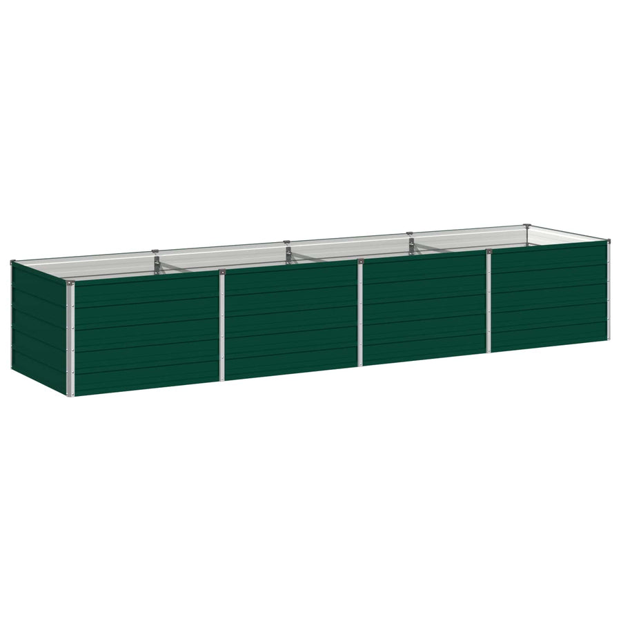 Verhoogd Tuinbed Groen 320 x 80 x 55 cm koudgewalst stalen
